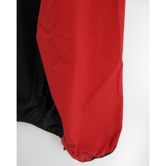 VINTAGE Eddie Bauer Jacket XL Red Anorak Windbreaker 1/4 Zip Nylon - Picture 3 of 11